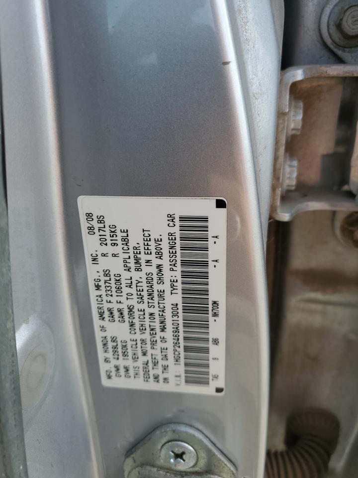 1HGCP26469A013004 2009 Honda Accord Lxp