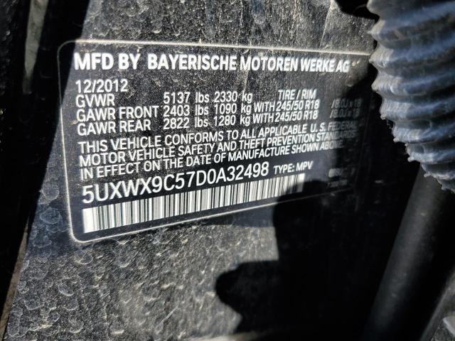 VIN 5UXWX9C57D0A32498 2013 BMW X3, Xdrive28I no.12