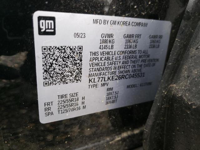 2024 CHEVROLET TRAX ACTIV KL77LKE26RC045531