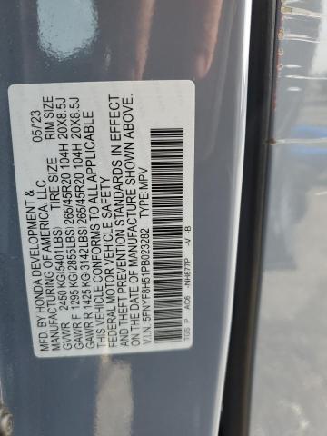 2023 HONDA PASSPORT 5FNYF8H51PB023282