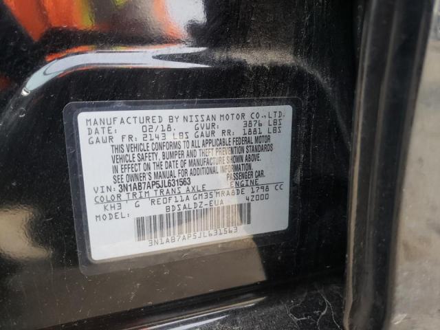 2018 NISSAN SENTRA S 3N1AB7AP5JL631563