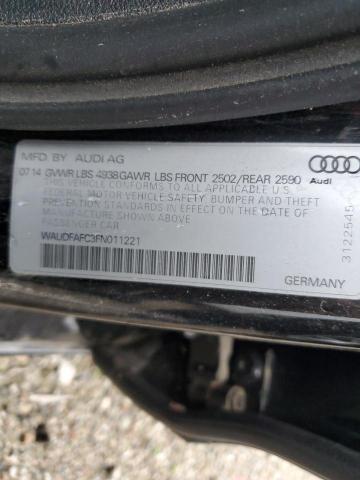 2015 Audi A6 Premium Plus VIN: WAUDFAFC3FN011221 Lot: 44950564