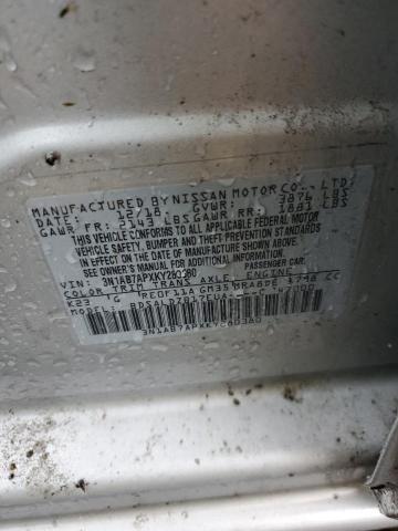 2019 Nissan Sentra S VIN: 3N1AB7APXKY280380 Lot: 41484814