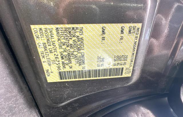 2015 NISSAN ALTIMA 2.5 1N4AL3AP2FC267596