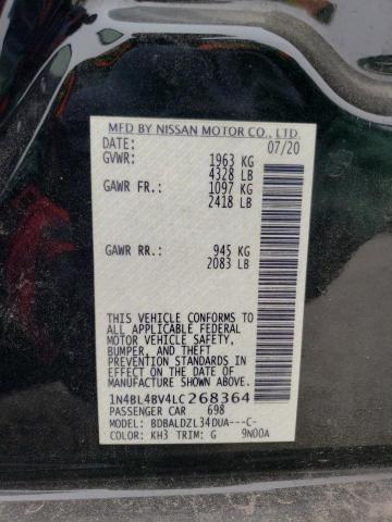 2020 Nissan Altima S VIN: 1N4BL4BV4LC268364 Lot: 45015044