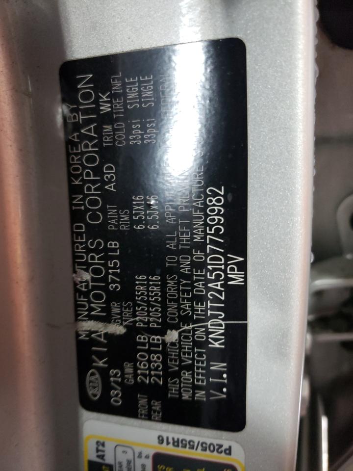 KNDJT2A51D7759982 2013 Kia Soul