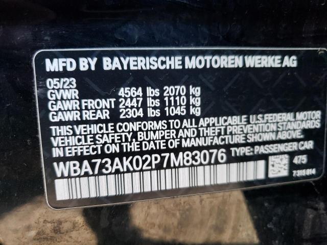 VIN WBA73AK02P7M83076 2023 BMW 2 Series, 228XI no.12