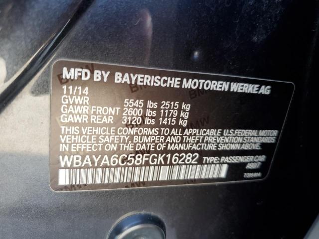 VIN WBAYA6C58FGK16282 2015 BMW 7 Series, 740 I no.12