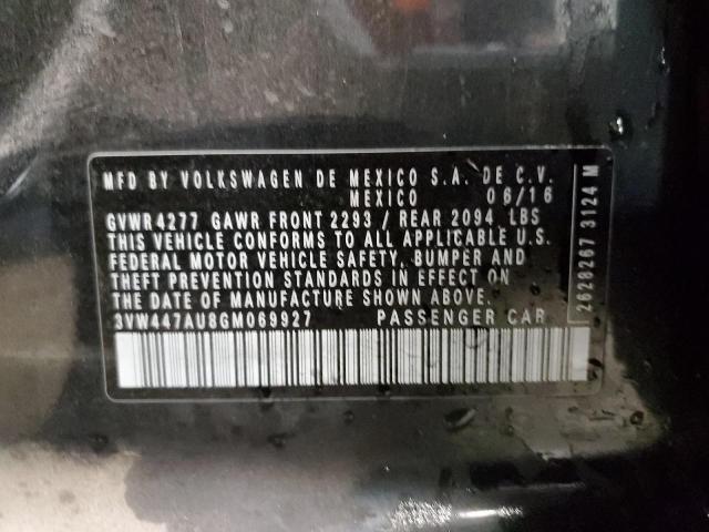 2016 VOLKSWAGEN GTI S/SE 3VW447AU8GM069927