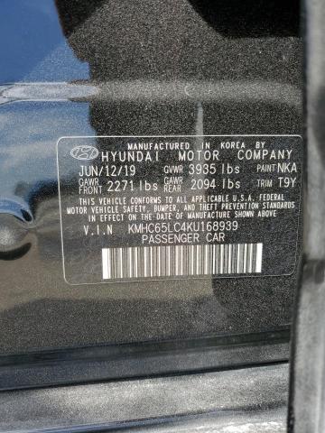 2019 HYUNDAI IONIQ BLUE - KMHC65LC4KU168939
