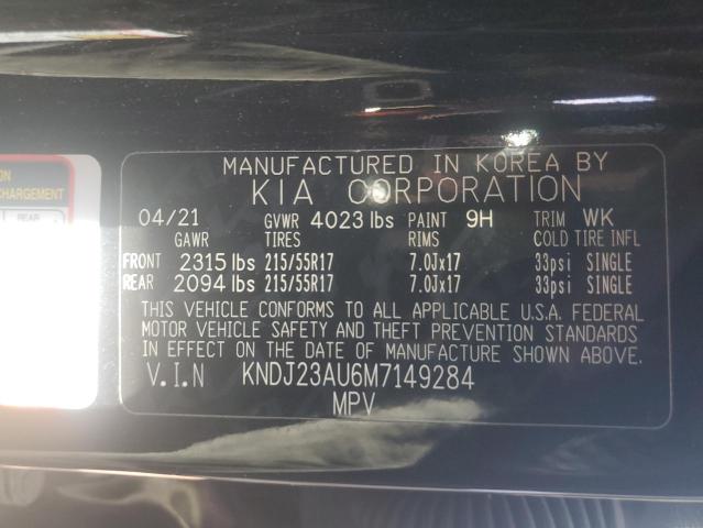 2021 KIA SOUL LX KNDJ23AU6M7149284