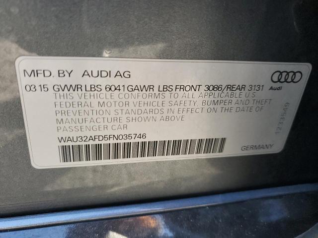 2015 AUDI A8 L QUATT - WAU32AFD5FN035746