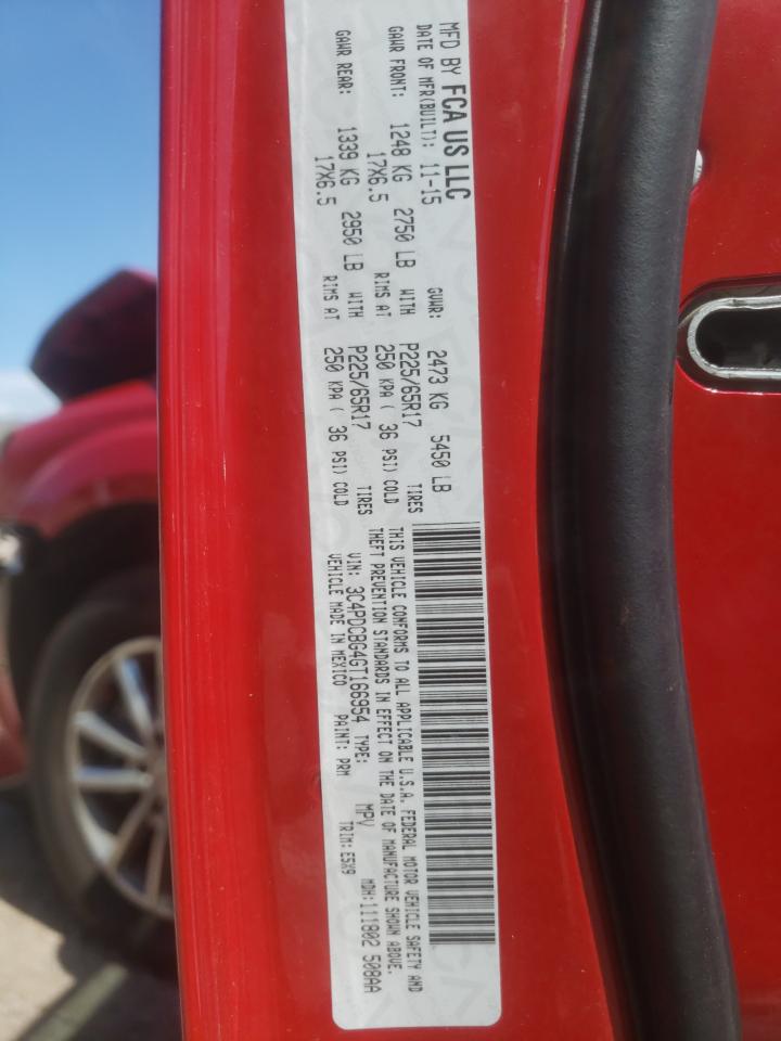 3C4PDCBG4GT166954 2016 Dodge Journey Sxt