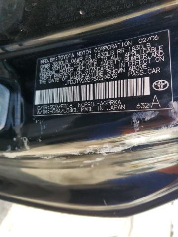 2007 Toyota Yaris VIN: JTDJT923275029939 Lot: 40491804