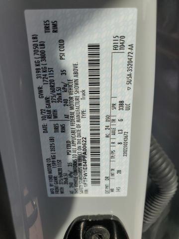 2023 FORD F150 SUPER 1FTFW1E84PFA00622