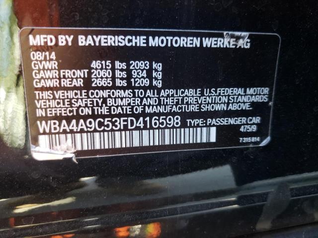 2015 BMW 428 I GRAN WBA4A9C53FD416598