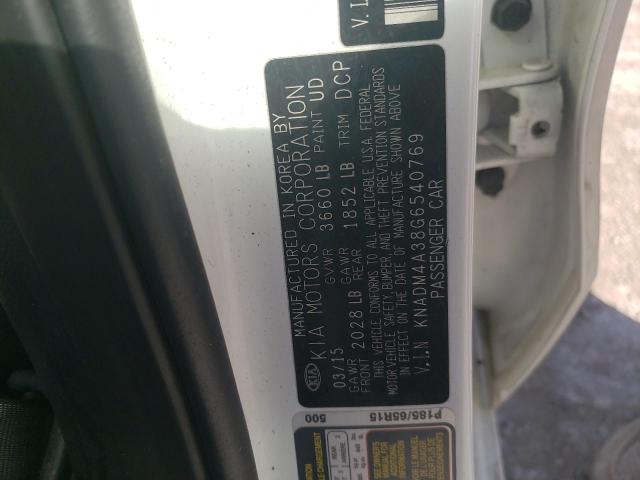 2016 KIA RIO LX - KNADM4A38G6540769