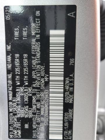 2021 TOYOTA HIGHLANDER - 5TDZZRAH6MS529493