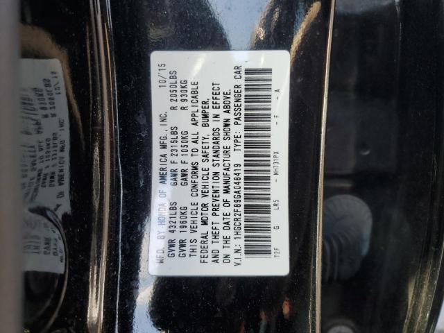 2016 HONDA ACCORD EXL 1HGCR2F89GA048419