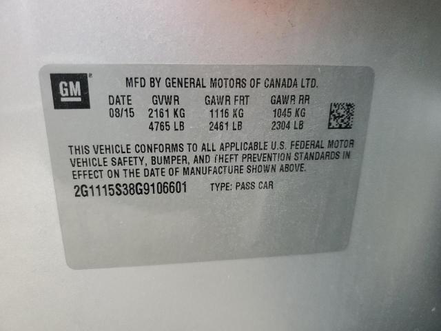 2016 CHEVROLET IMPALA LT - 2G1115S38G9106601