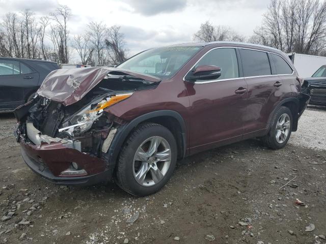 VIN 5TDDKRFH6FS075224 2015 Toyota Highlander, Limited no.1