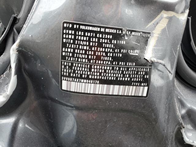 2021 VOLKSWAGEN TIGUAN S 3VV0B7AX7MM048176