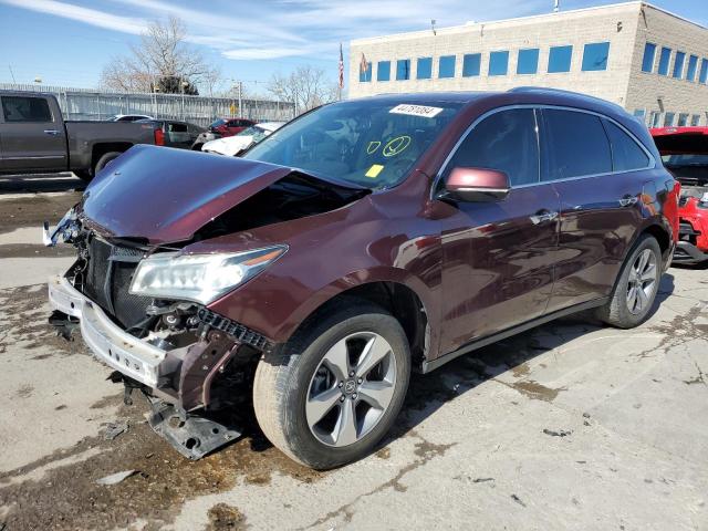 2014 Acura Mdx VIN: 5FRYD4H24EB050203 Lot: 44781084