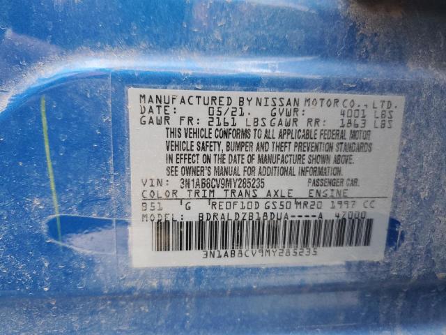 2021 Nissan Sentra Sv VIN: 3N1AB8CV9MY285235 Lot: 41072644