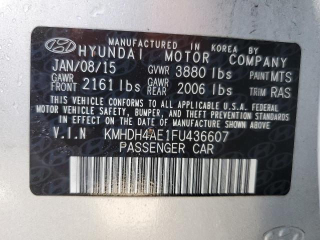 VIN 5N1AZ2MG6HN134843 2015 HYUNDAI ELANTRA no.13