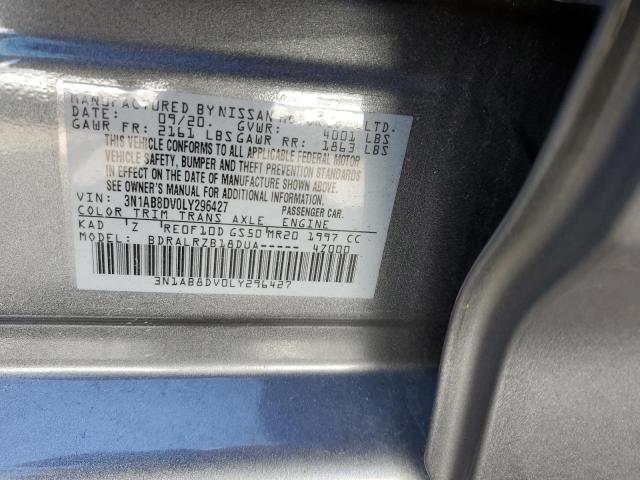 2020 NISSAN SENTRA SR 3N1AB8DV0LY296427