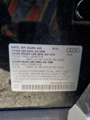 WA1ANAFY7K2118637 2019 AUDI Q5, photo no. 13