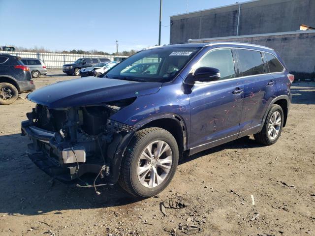 VIN 5TDJKRFHXFS140479 2015 Toyota Highlander, Xle no.1