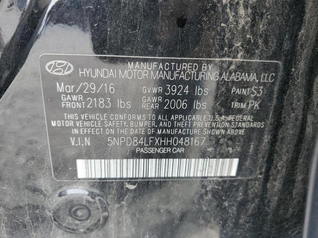 2017 HYUNDAI ELANTRA SE - 5NPD84LFXHH048167