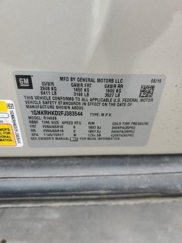 2015 CHEVROLET TRAVERSE L - 1GNKRHKD2FJ383544