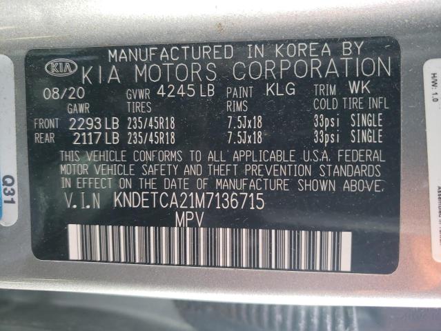 2021 KIA SELTOS SX KNDETCA21M7136715