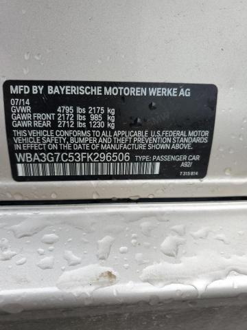 2015 BMW 328 XI WBA3G7C53FK296506