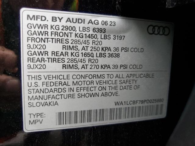 VIN WA1LCBF79PD025660 2023 Audi Q7, Premium Plus no.12