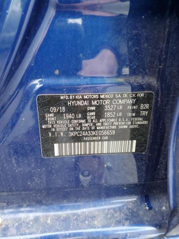 2019 HYUNDAI ACCENT SE 3KPC24A33KE056659