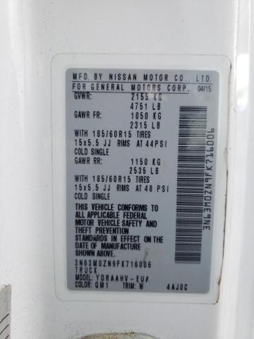 2015 CHEVROLET CITY EXPRE - 3N63M0ZN9FK716006