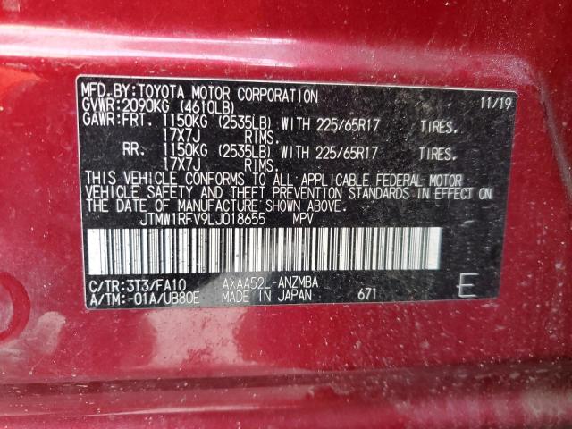 2020 TOYOTA RAV4 XLE JTMW1RFV9LJ018655