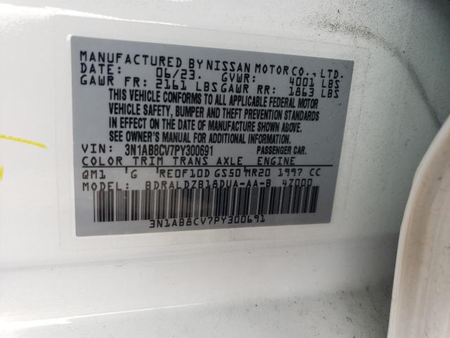 2023 NISSAN SENTRA SV 3N1AB8CV7PY300691