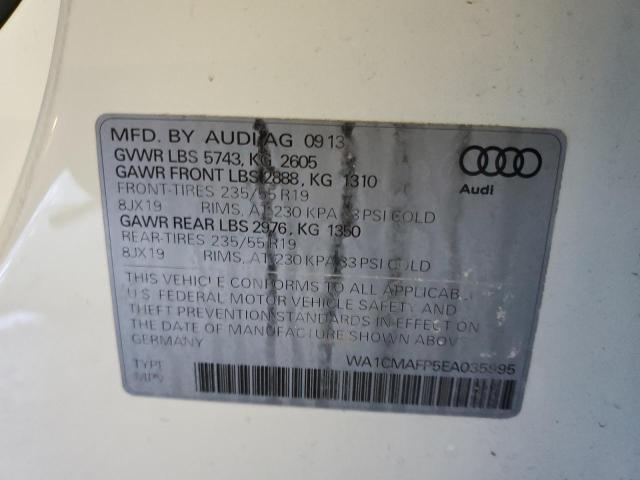 VIN WA1CMAFP5EA035995 2014 Audi Q5, Tdi Premium Plus no.13