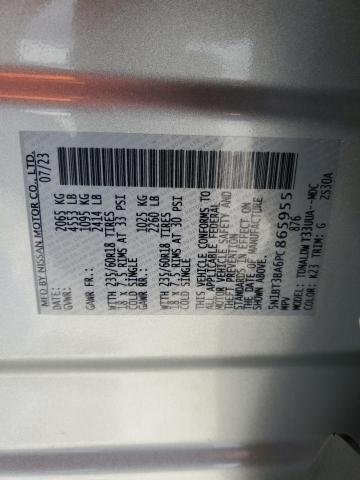 2023 NISSAN ROGUE SV 5N1BT3BA6PC865955