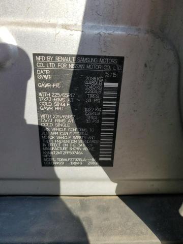 2015 NISSAN ROGUE S KNMAT2MT2FP537464