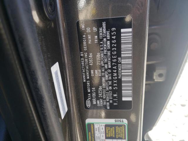 2014 Kia Optima Lx VIN: 5XXGM4A76EG326459 Lot: 42795384