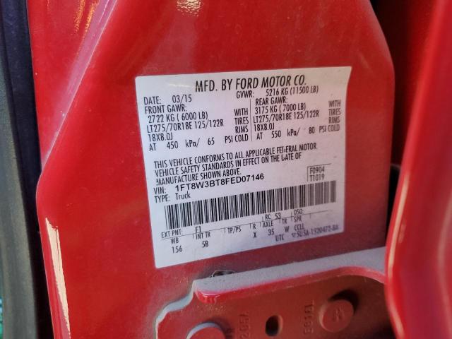 2015 FORD F350 SUPER - 1FT8W3BT8FED07146