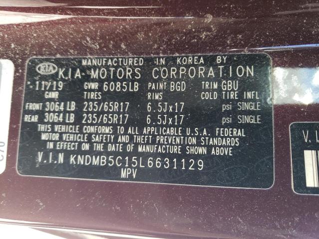 2020 KIA SEDONA LX - KNDMB5C15L6631129