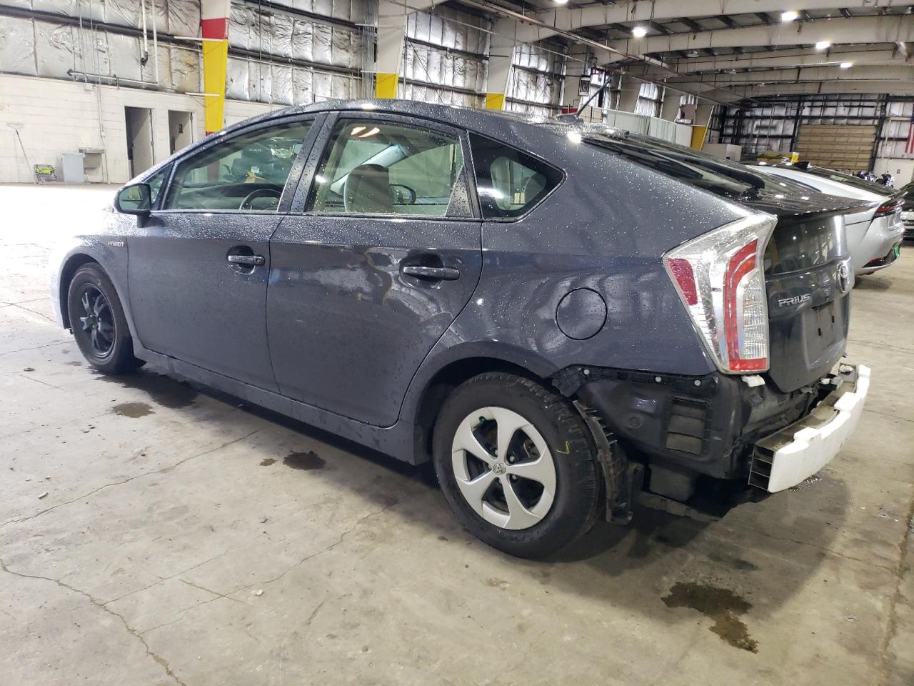 TOYOTA PRIUS 2013 gray hatchbac hybrid engine JTDKN3DU2D1621331 photo #3