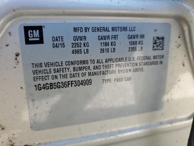 2015 BUICK LACROSSE - 1G4GB5G36FF304909