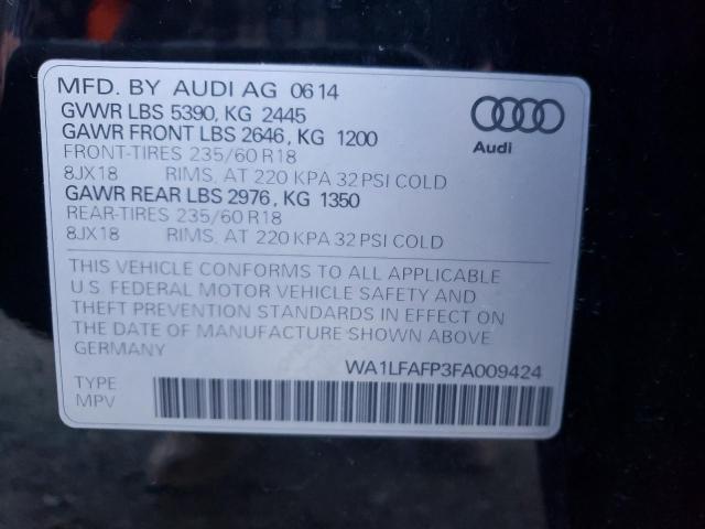 WA1LFAFP3FA009424 2015 AUDI Q5, photo no. 12